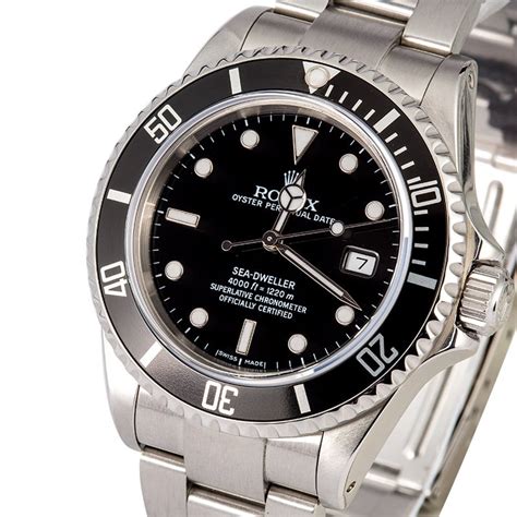 rolex sea-dweller 16600 black luminescent dial|Rolex Sea-Dweller 16600 price.